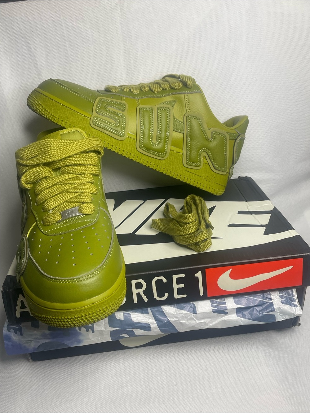 Nike Air Force 1 Premium CPFM Mens Size 10 Cactus Plant Flea Market Moss Olive